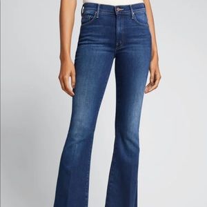 Worn once! MOTHER ankle fray weekend jeans!